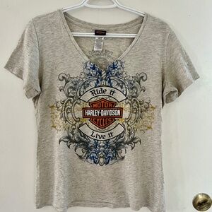 Harley Davidson Ride It Live It Teeshirt